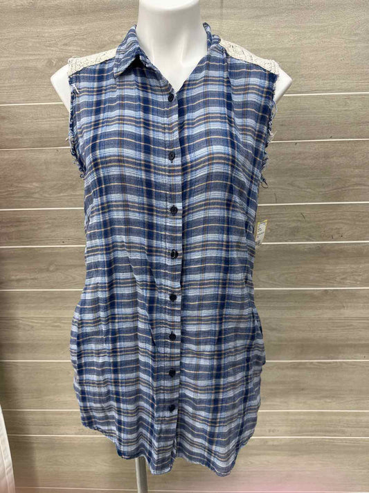 Vanilla Star Blue Womens Size 10/12 Dress