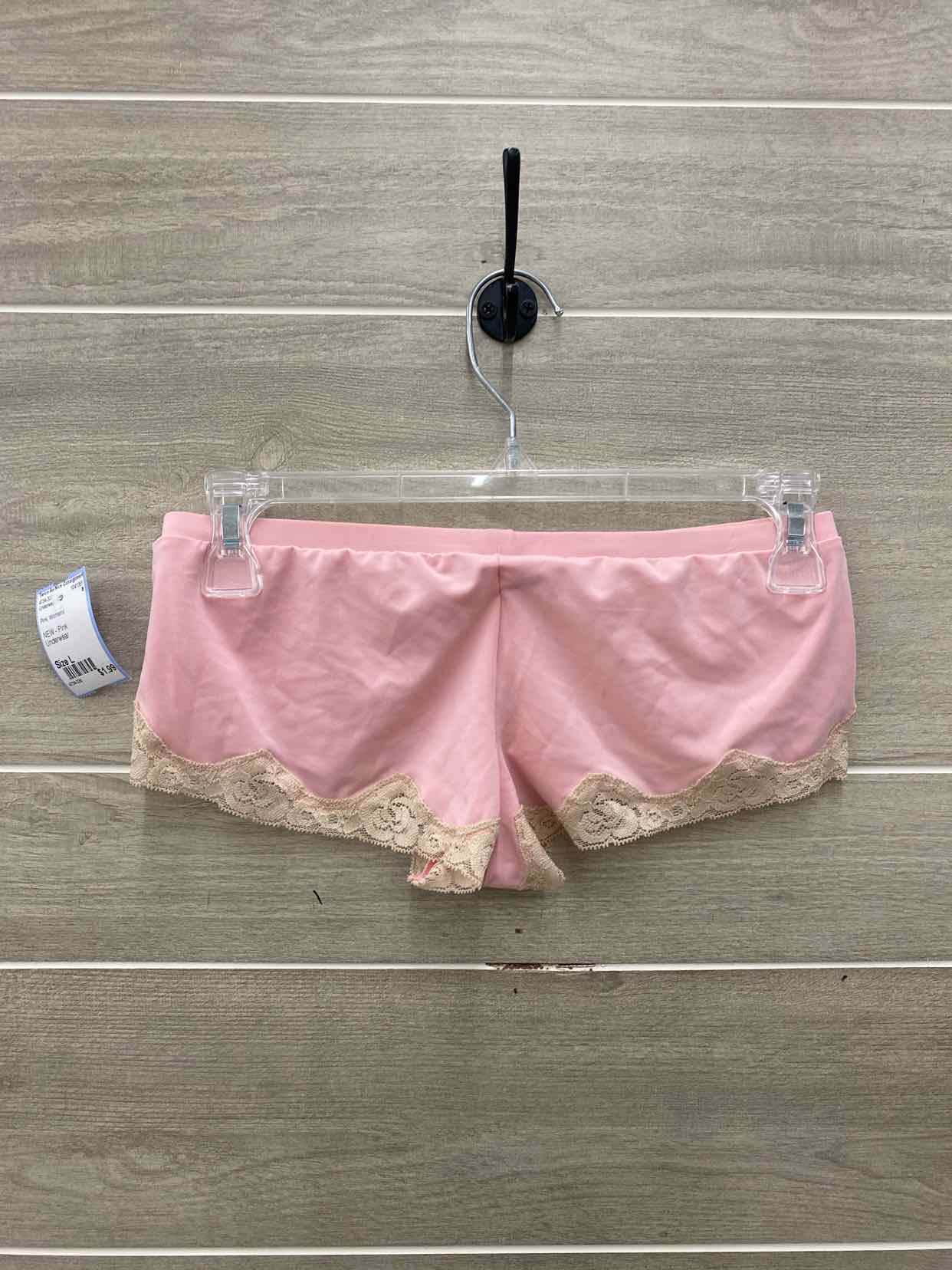 Pink Womens Size L Underwear