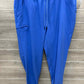 Size XL/P Blue Petite Scrub Pants