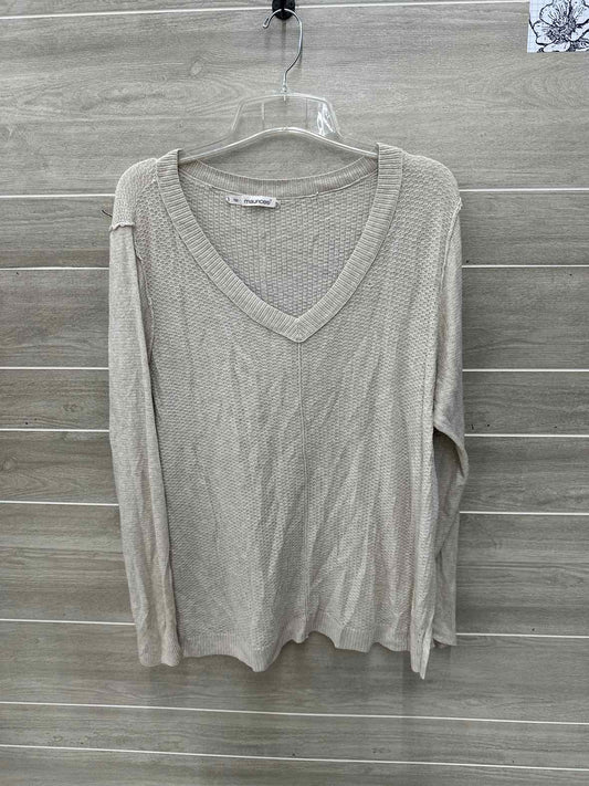 Maurices Size 3X White Plus Shirt