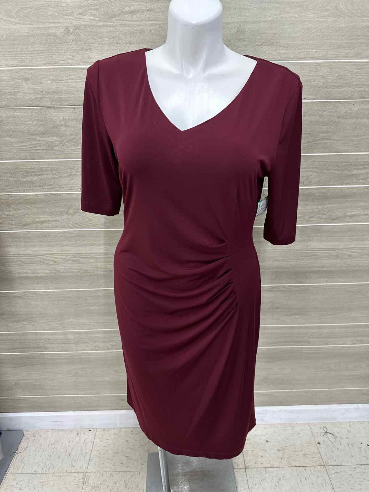 Connected Size 16 Burgundy Womens Dress