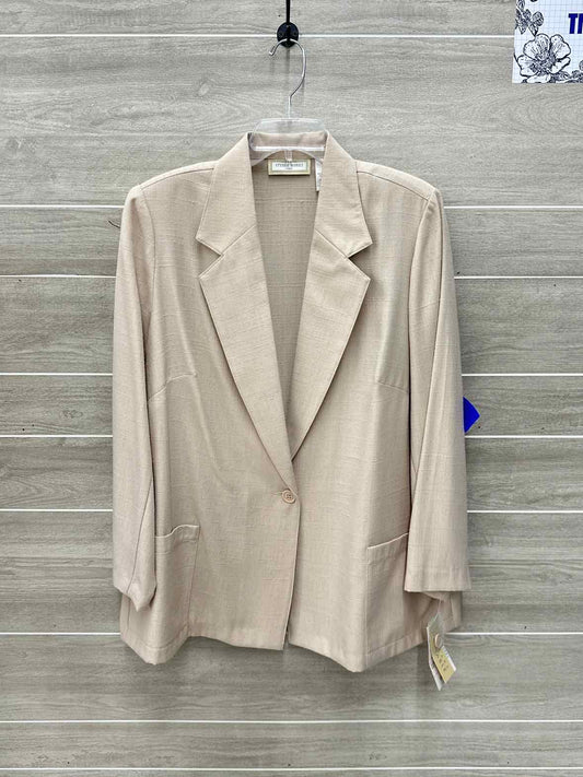 Studio Works Size 18W Tan Plus Blazer