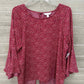 Lauren Conrad Size XL Red Womens Shirt