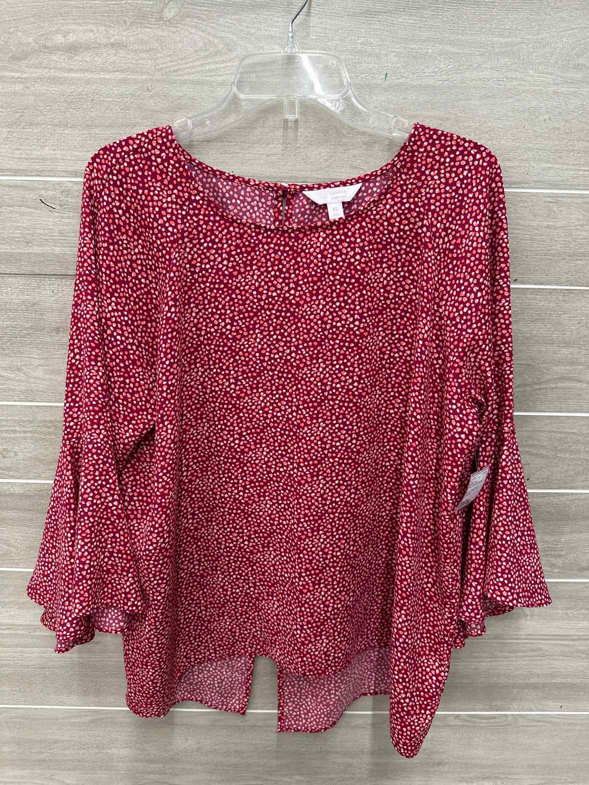 Lauren Conrad Size XL Red Womens Shirt