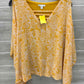 CATO Yellow Womens Size 16W Shirt