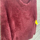 Charlotte Russe Burgundy Junior Women Size Small Sweater