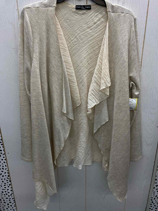 Kim & Cami Tan Womens Size XL Shirt