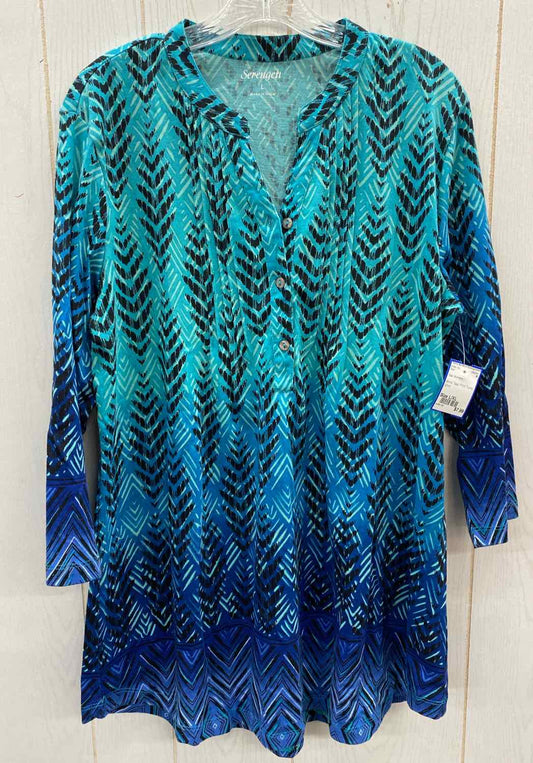 Teal Womens Size L/XL Shirt