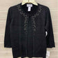 Alfred Dunner Black Womens Size S/P Shirt