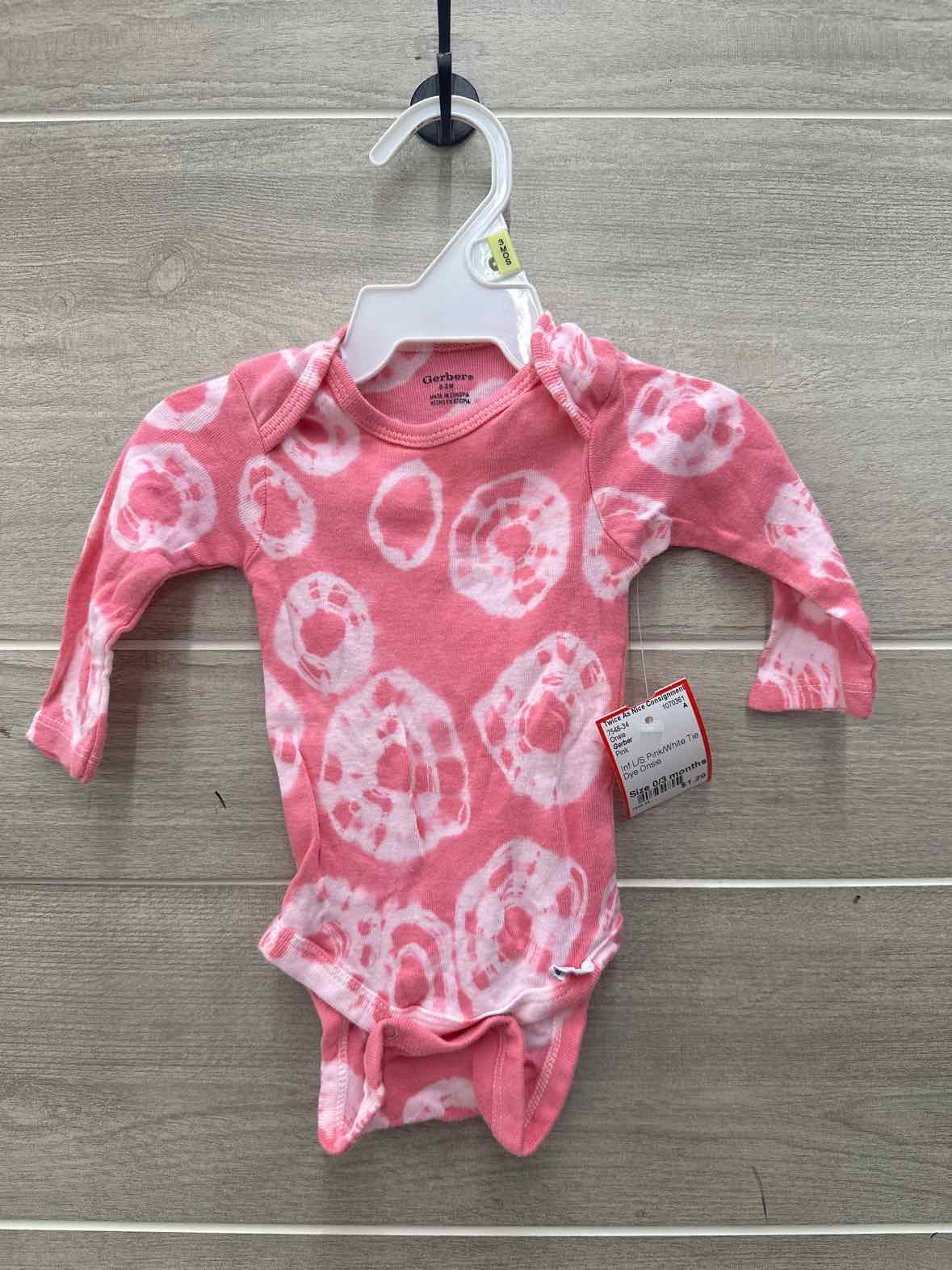 Gerber Infant 0/3 months Onsie
