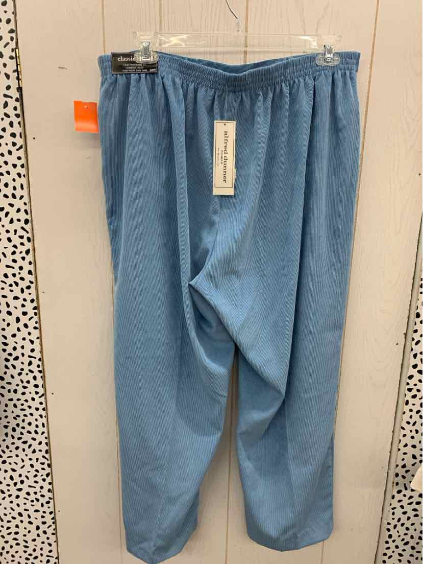 Alfred Dunner Blue Womens Size 18W Pants