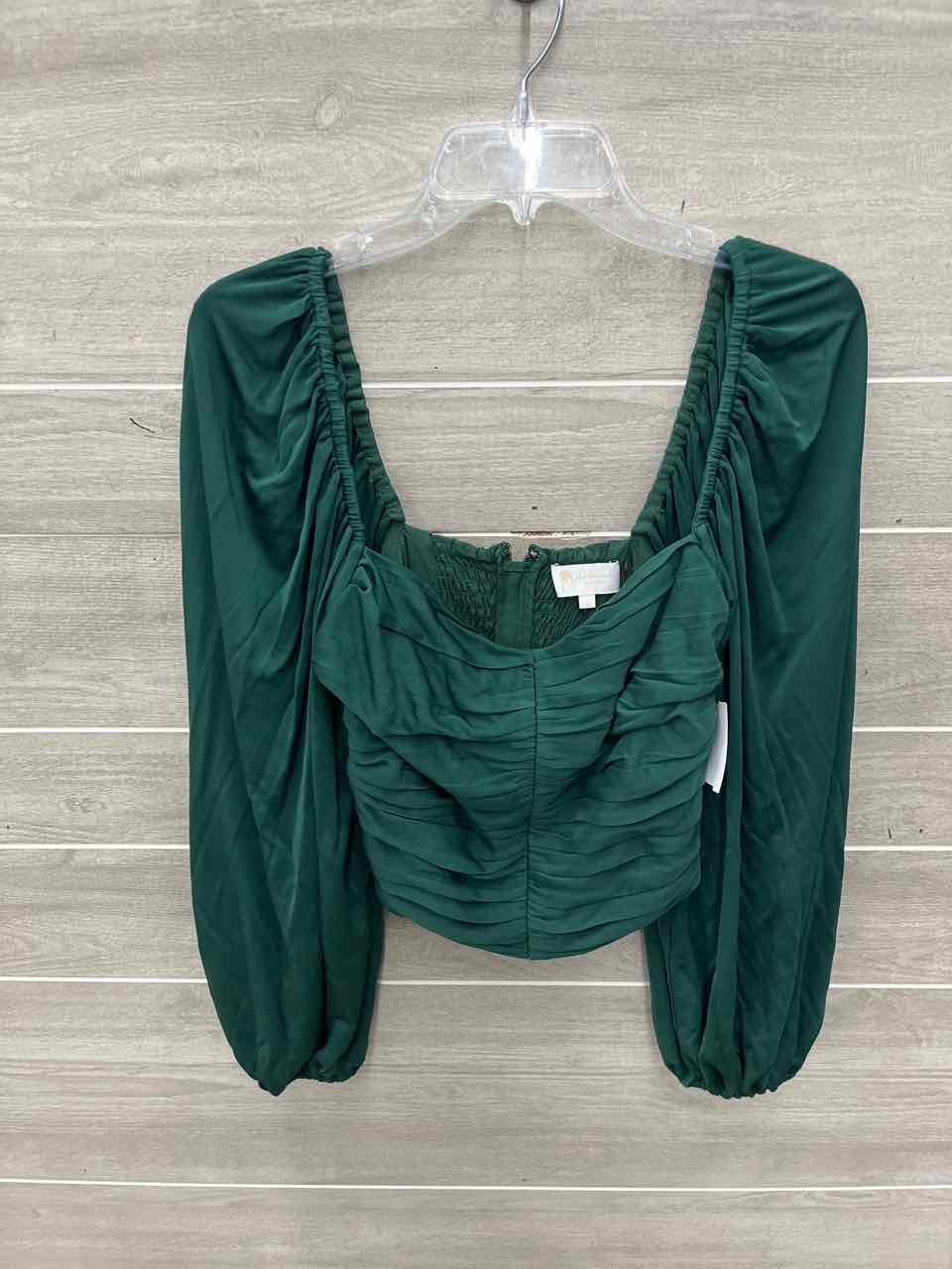The Westside by Sari Sloanne Size S Green Womens Shirt
