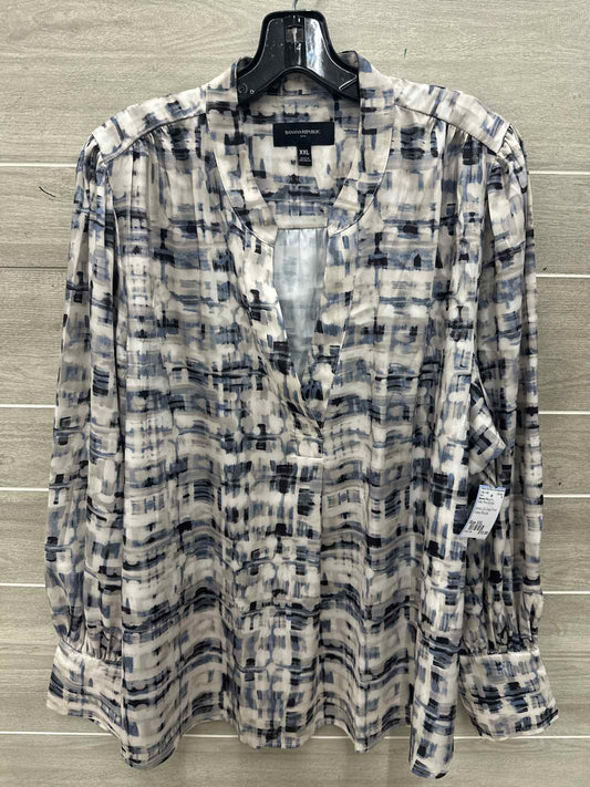 Banana Republic Size XXL Gray Plus Shirt