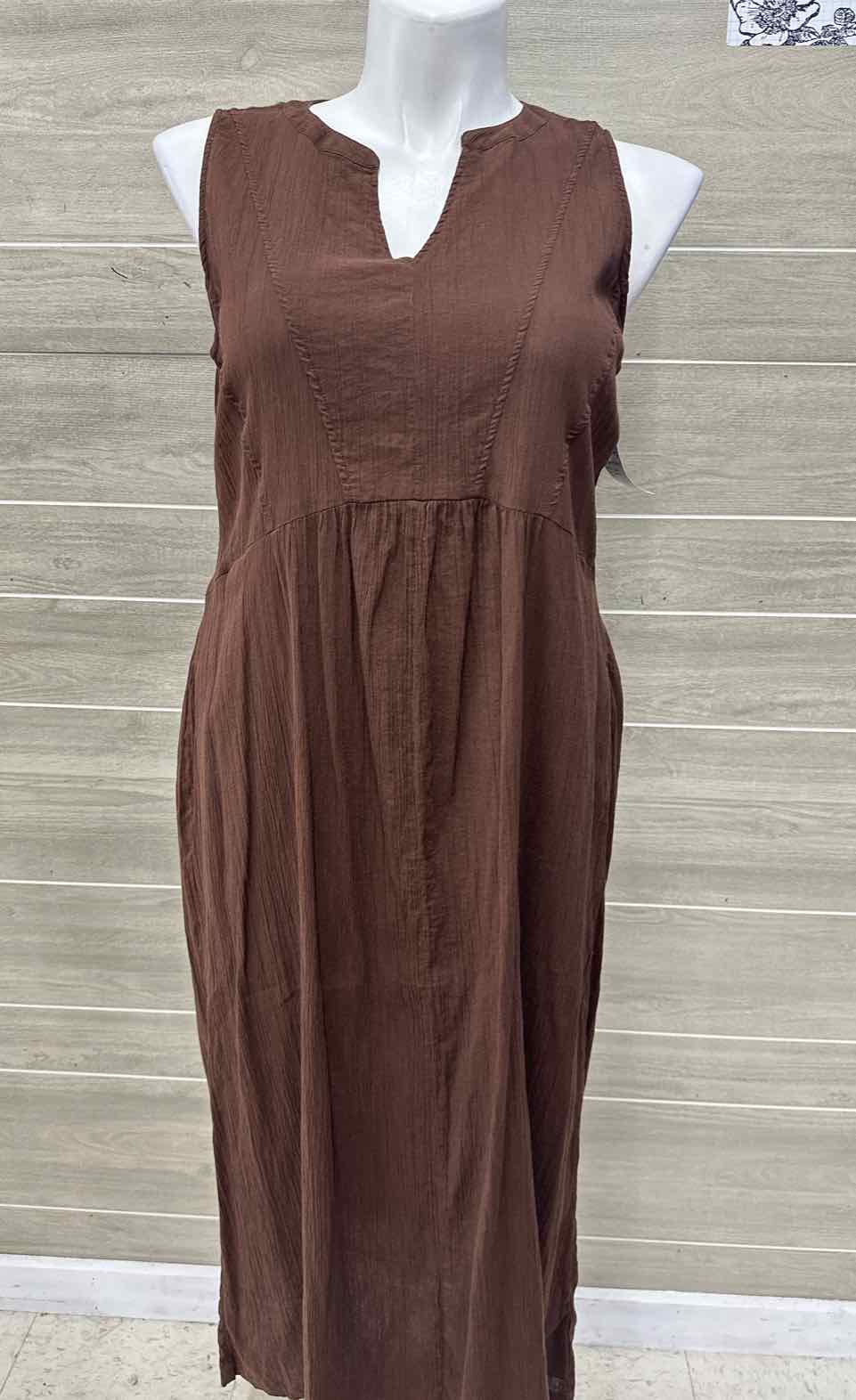 LOGO Size 12/14 Brown Womens Dress