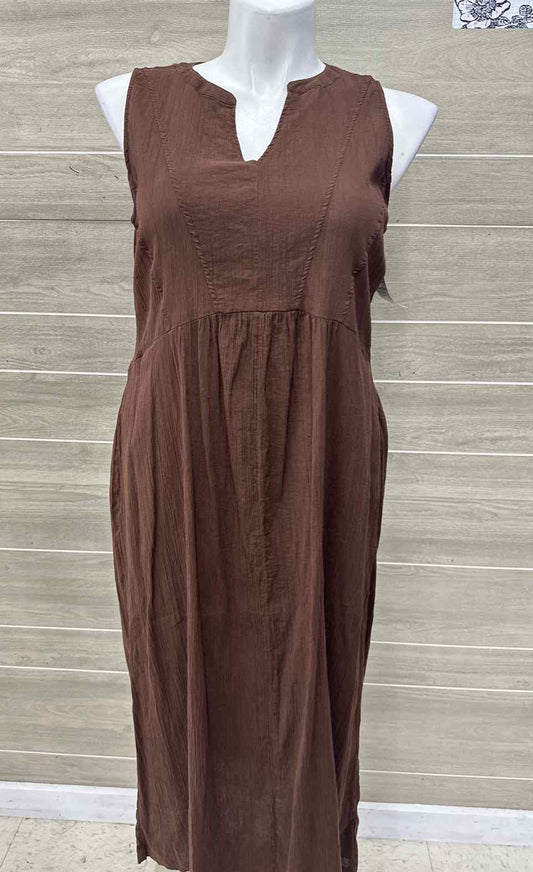 LOGO Size 12/14 Brown Womens Dress