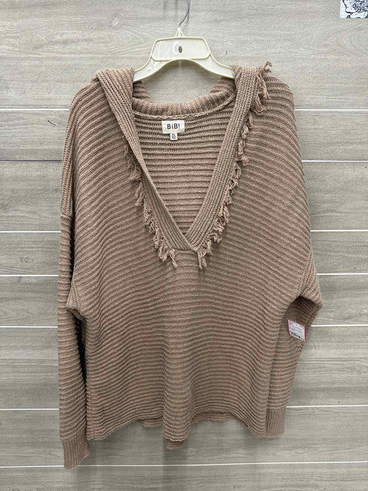 Bibi Size XL Tan Womens Sweater