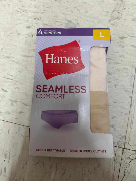 Hanes Girls Size 10/12 Underwear/Bra