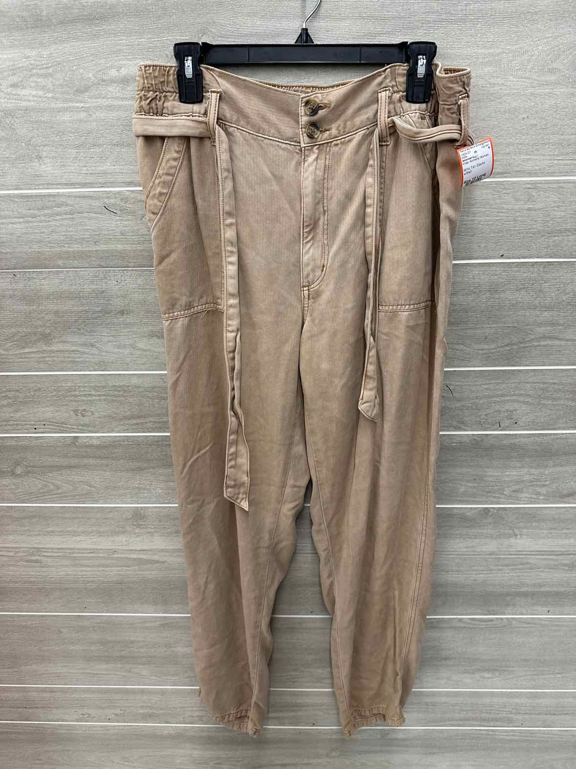 American Eagle Size 12 Long Khaki Womens Pants