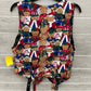 Multi-Color Womens Women Size S/M Vest