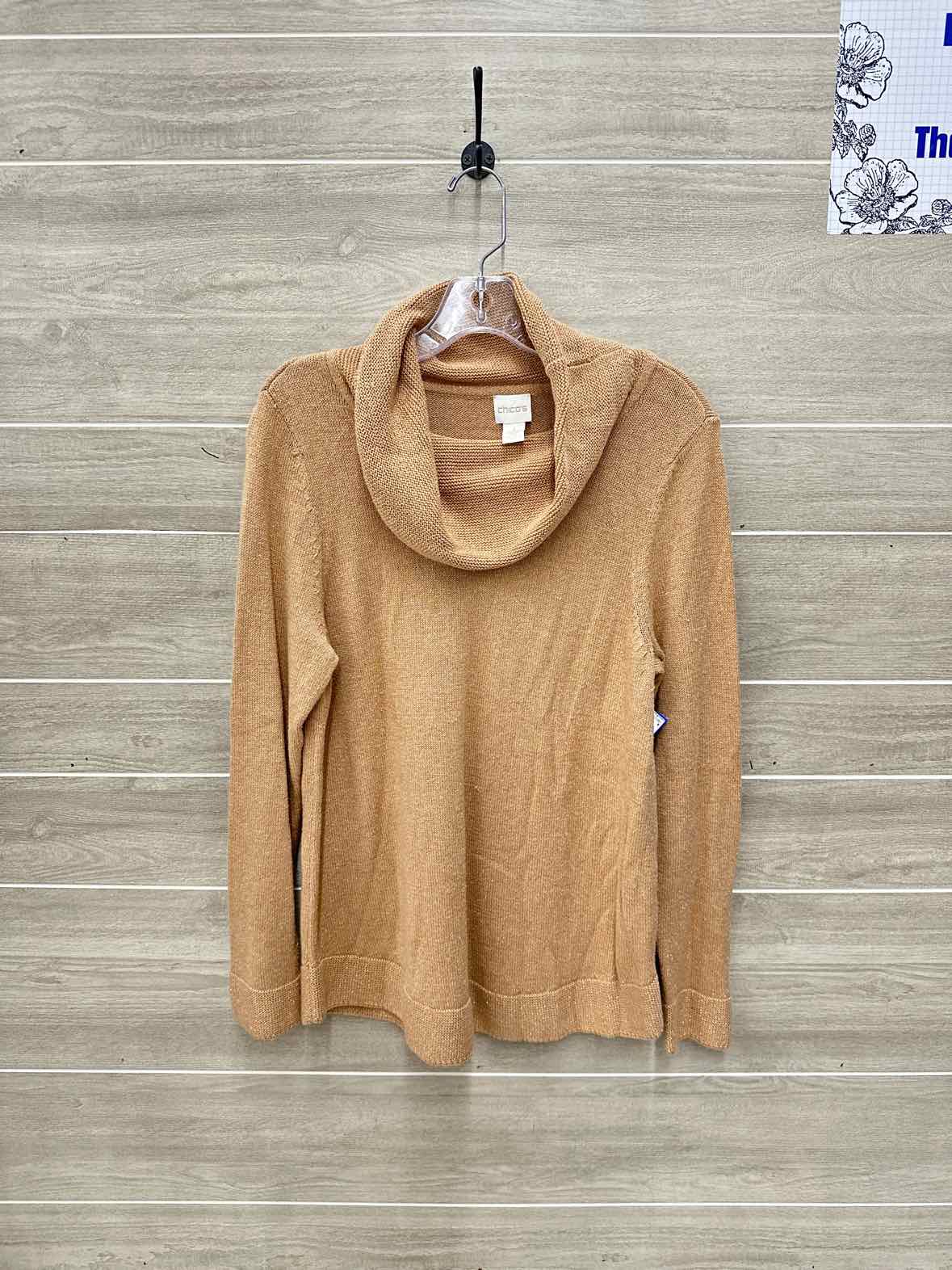 Chico's Size M Gold Womens Sweater