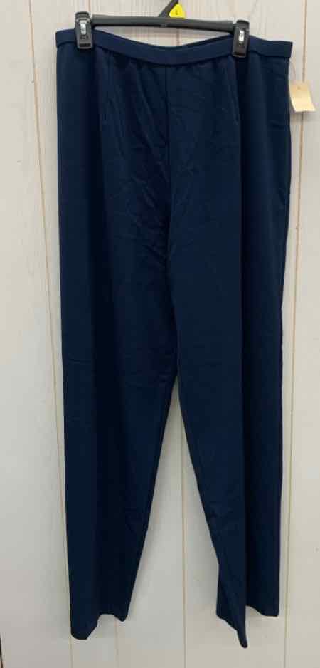 Louis Dell Olio Navy Womens Size 20W Pants