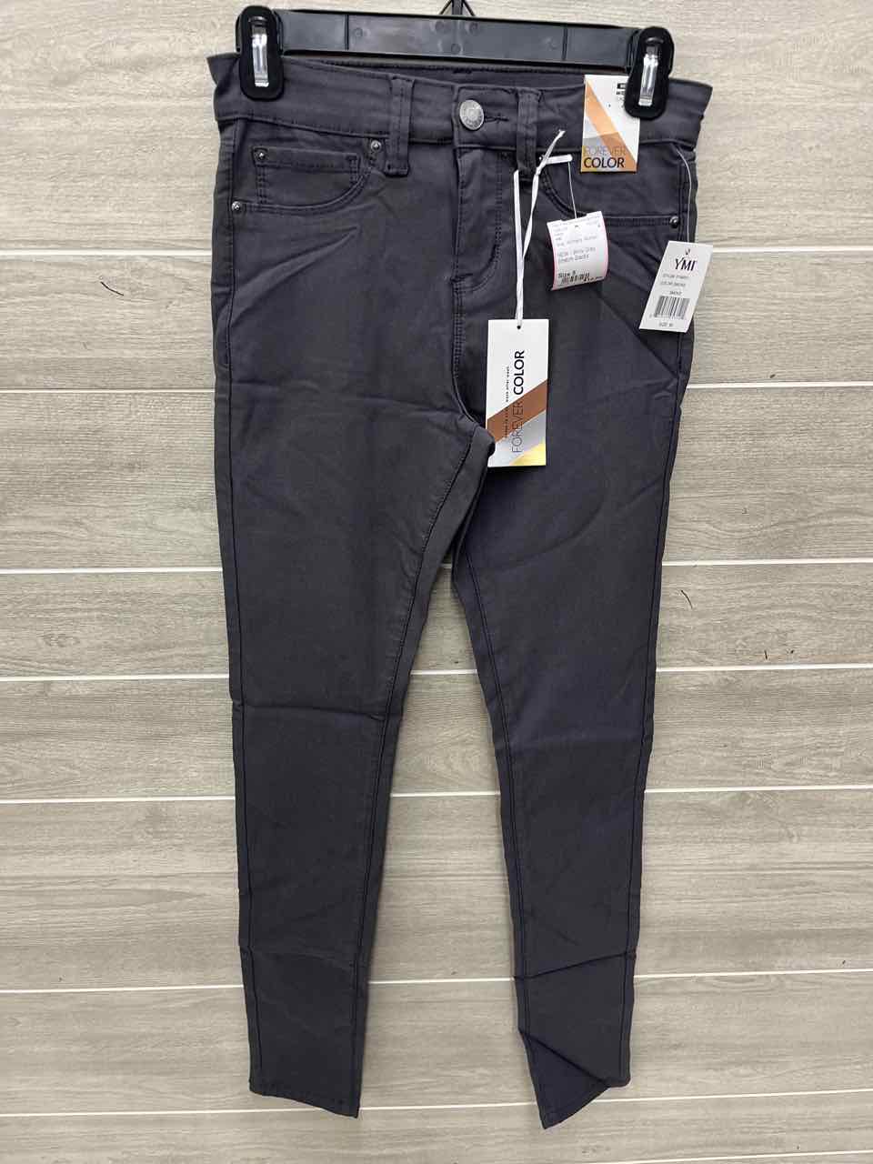 YMI Size 8 Gray Womens Pants