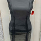 Carmen Marc Valvo Gray Womens Size 12 Dress