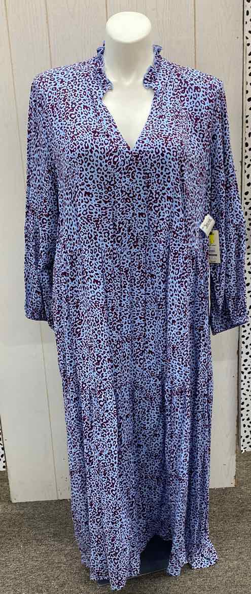 Terra & Sky Blue Womens Size 24/26W Dress