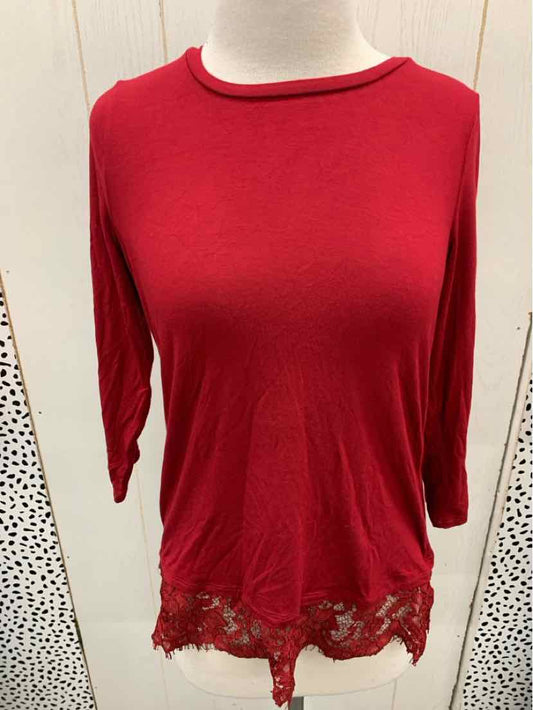 Dressbarn Red Womens Size XS Shirt