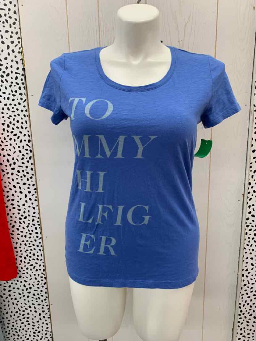 Tommy Hilfiger Blue Womens Size L Shirt