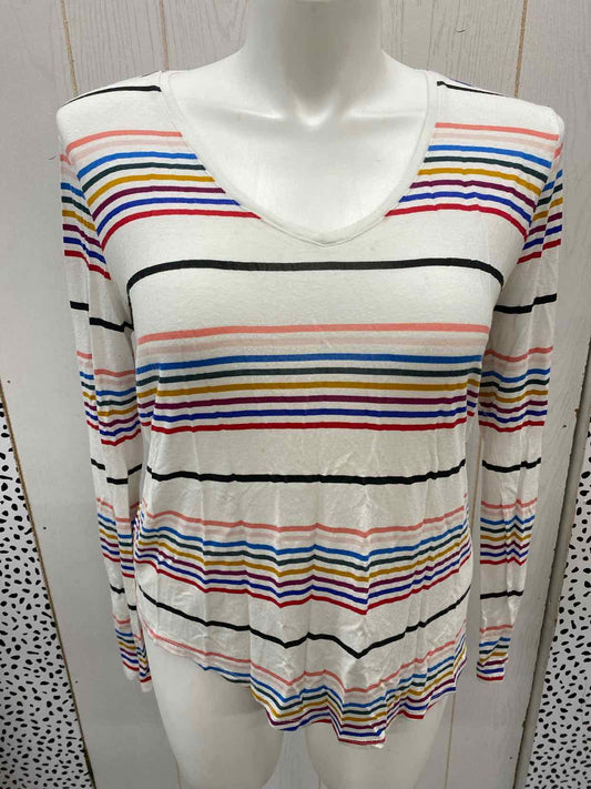 So White Womens Size L Shirt