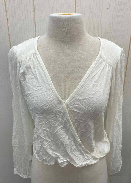 American Eagle White Womens Size Small Shirt