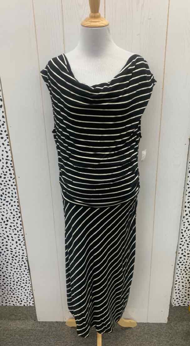 Larry Levine Black Womens Size 10 Dress