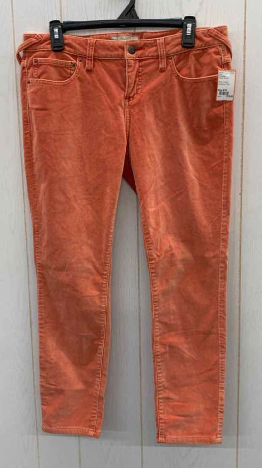 Free People Orange Womens Size 8/10 Pants