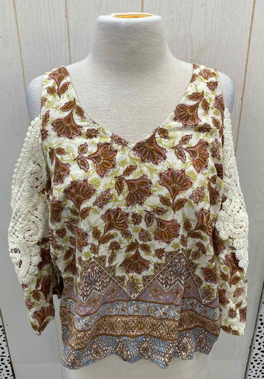 Maurices Cream Womens Size XS Shirt