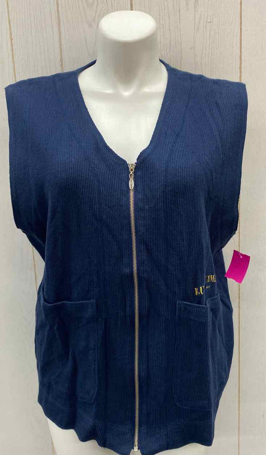 BUM Navy Womens Size L/XL Vest