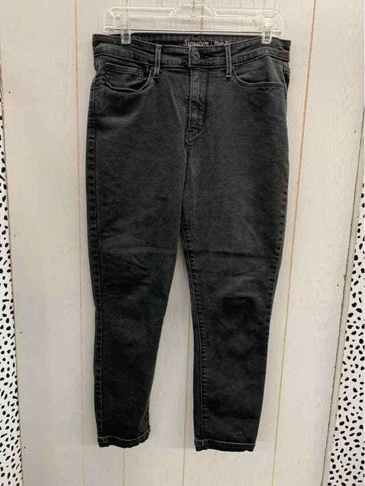 Levis Signature Black Womens Size 12 Jeans