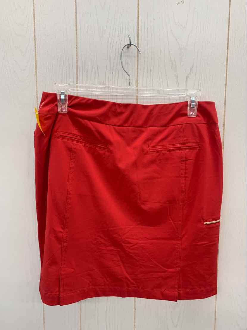 Chico's Red Womens Size 10 Skirt