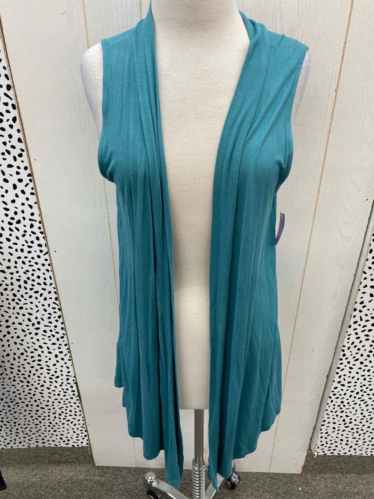 Zenana Teal Womens Size M Vest