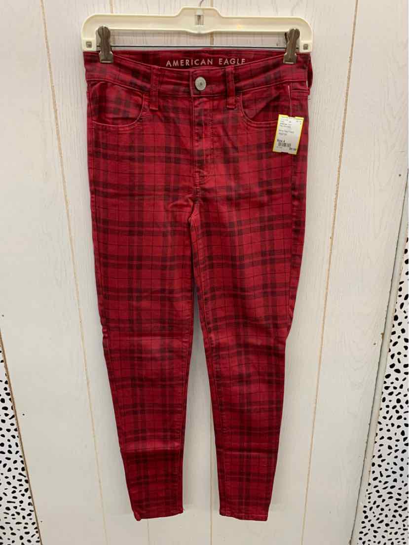 American Eagle Red Womens Size 4 Pants