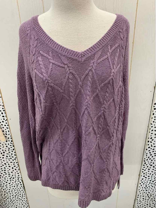 Sonoma Purple Womens Size M Sweater