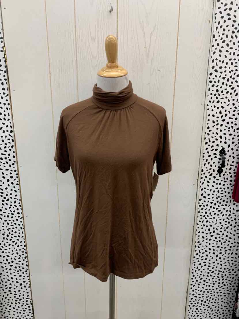 Eddie Bauer Brown Womens Size M Shirt