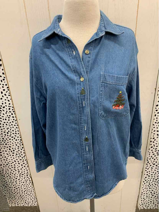 Blue Womens Size Small Shirt