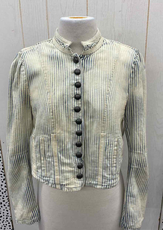 Free People Blue Womens Size XS Blazer