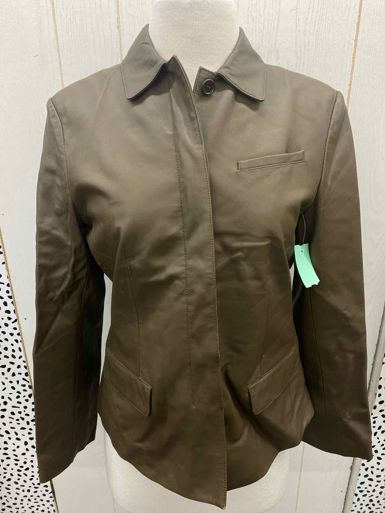 Calvin Klein Brown Womens Size Small Blazer