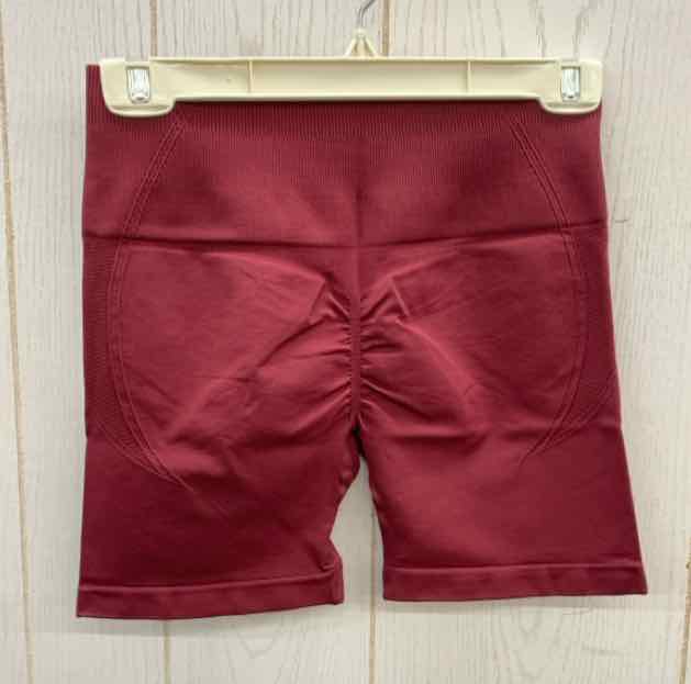 Burgundy Womens Size Small Shorts