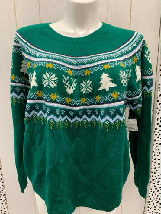 SJB Green Womens Size 2X Sweater