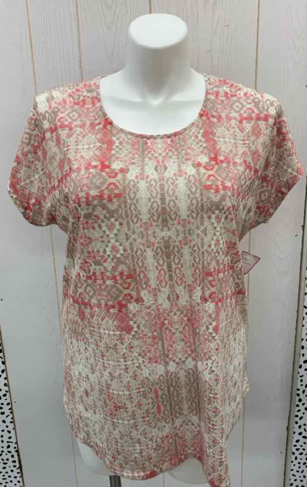 Style & Co Pink Womens Size L Shirt