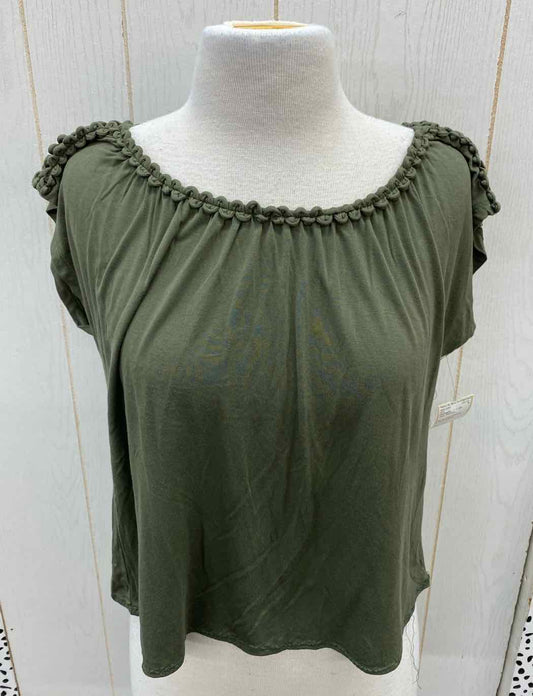 Christopher & Banks Olive Womens Size M Shirt