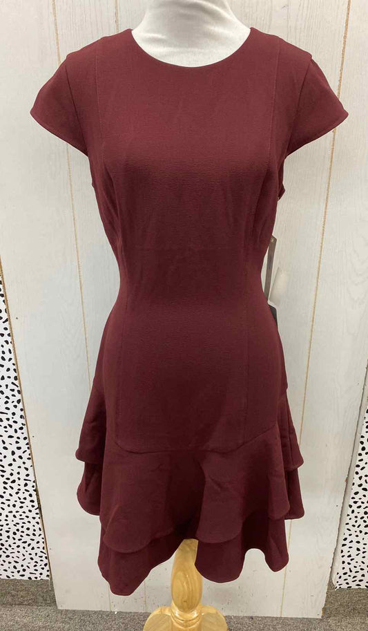 Eliza J Burgundy Womens Size 10 Dress